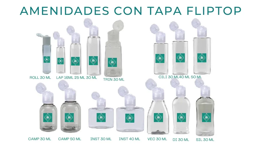 AMENIDADES CON TAPA FLIPTOP